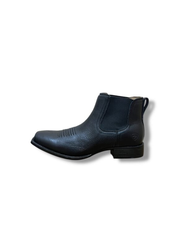 Botin Ariat Booker Ultra Western Square Toe Black - Imagen 2